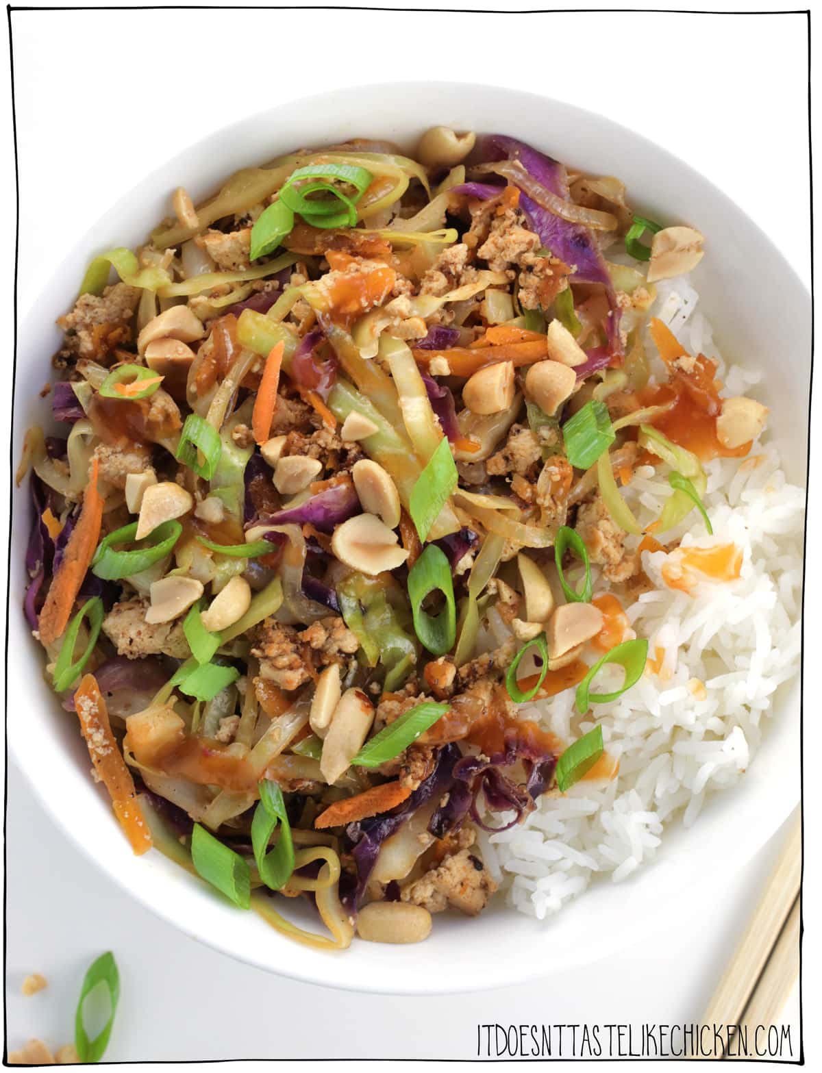 一碗素食蛋卷!这个食谱味道像油腻的取出,但它很健康,素食主义者,易于制作,食谱30分钟,如此超级美味!就像一个蛋卷但没有包装物。跳过与包装器一起使用或使用肥胖的炸锅,并用餐准备这一点晚餐。#itdoesnttastelikechicken #veg竞彩足球app下载苹果anrecipes.gydF4y2Ba