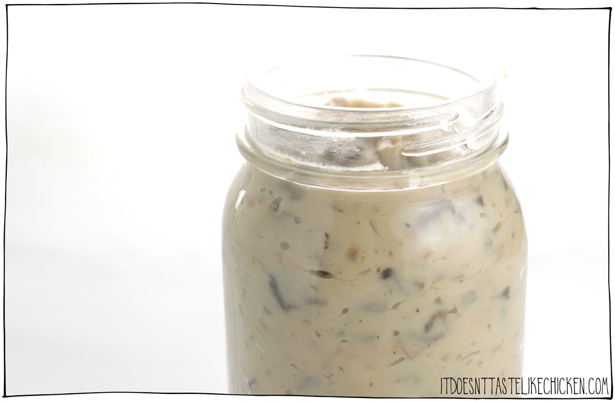 织加压缩蘑菇苏普完全适合菜菜菜菜类或用它制作蘑菇汤快速奶油1配方等量一罐汤无浮无油选项和易冷冻器竞彩足球app下载苹果#itdoesnttastelikechicken #veganrecipes #veganthanksgiving