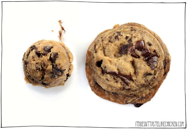 素食：美味的巧克力饼干！我把流行的饼干食谱做成了素食。口味和口感都一样，不含鸡蛋和奶制品。#it​​doesnttastelikechicken #veg竞彩足球app下载苹果anrecipes.gydF4y2Ba